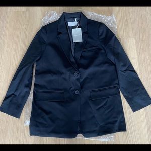 Everlane Oversized Blazer in Black, Size 6